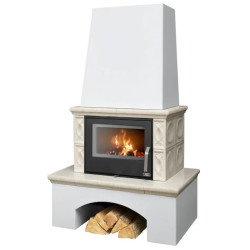 Kachlová kamna ABX Lombardie písková